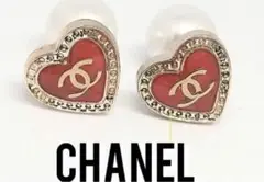 ♡赤ハートピアス♡