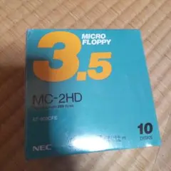 NEC 3.5インチ マイクロフロッピーディスク 10枚