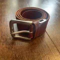 y2k Levi's brown leather belt led street