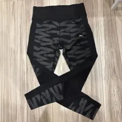 PUMA ブラック迷彩タイツ Mサイズ