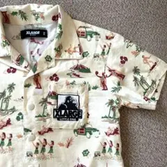 【美品】エクストララージ　90㎝柄シャツ