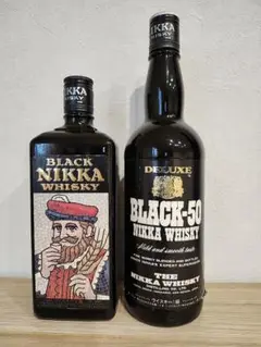 Arata3本激安希少ブラックニッカデラックスと二代目ブラックニッカセット Arata様専用3本激安希少ブラックニッカデラックスと二代目