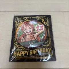 ONE PIECE ナミ バースデー缶バッジ 2022