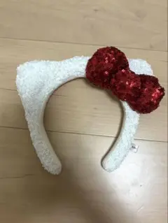 キティカチューシャ 赤スパンコール