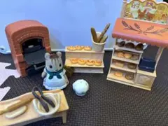シルバニア　パン屋さん　人形付き