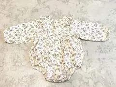 futafuta 花柄 ロンパース