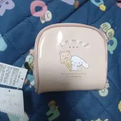 Sanrio♡シナモロール ボックスポーチ のんびりナチュラル