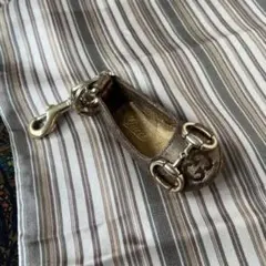 グッチ キーホルダー シルバー金具 靴 くつ ローファー キーリング チャーム グッチ GUCCI ホースビット モカシン ローファー キーホルダー