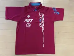 アシックス　asics a77 ポロシャツ　プラムレッド Sサイズ