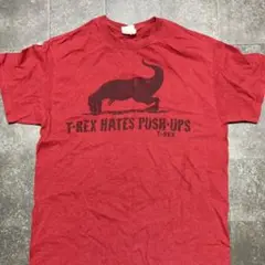 Tシャツ　古着　レッド　ヴィンテージ　d18