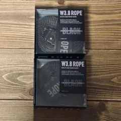 NULLPIXEL W3.8ロープ　Black Edition 2本セット NULL PIXEL>W3.8 ROPE BLACK EDITION | CAMP GEEKS