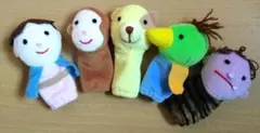 ももたろう 指人形