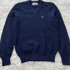 Munsingwear マンシングウェア Vネックセーター ネイビー S