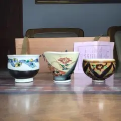 九谷焼　吉田勝山作　色絵金彩　抹茶碗　共箱　C　5440 2025年最新】色絵金彩抹茶碗の人気アイテム - メルカリ