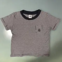 プチバトー　定番　ミラレ　人気　ストライプ半袖Tシャツ　100㎝　　送料込み