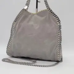 良品 ステラマッカートニー ファラベラ 2way チェーン ショルダー グレー