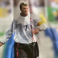 ドデカポスター。ベッカム選手