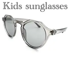 Kids Sunglasses クリアグレー クラウンパントサングラス