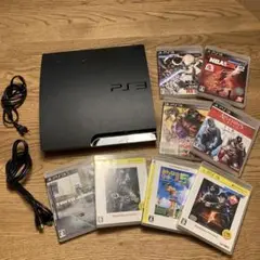 【動作確認済】PS3本体 + ソフト8本セット