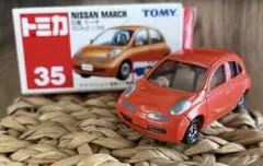 〈トミカ〉No.35 日産　マーチ　ミニカー