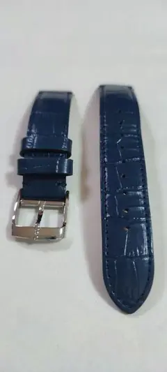 ノット 時計ベルト ブルー
