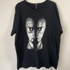 PinkFloyd division bell 対 Tシャツ 黒 ピンクフロイド