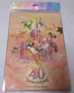 ディズニーリゾート ディズニーランド40周年 クリアファイル8枚セット