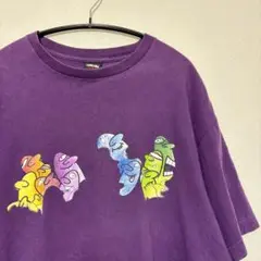 超希少　stussy 00s ゴースト　Tシャツ　パープル　紫　Lサイズ