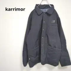 ◇カリマー【M】ジャケット　ジャンパー　ロング　刺繍ロゴ　ナイロン