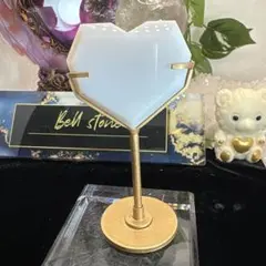 ブルーカルセドニーカクカクハート♡♡No.1969