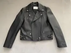 【美品】スピックアンドスパン レザージャケット 羊革 36
