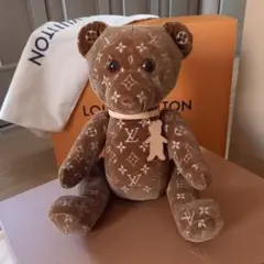 LOUIS VUITTON - 新品同様 ルイ ヴィトン モノグラム ドゥドゥ テディベア 2021年限定 GI0616 ベロア クマ ぬいぐるみ LV 0023 【中古】 LOUIS VUITTON LOUIS VUITTON - 新品同様 ルイ ヴィトン モノグラム ドゥドゥ