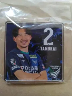 徳島ヴォルティス　スクエアマグネット　 2　田向泰輝