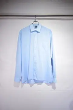古着　ユーロプレーンドレスシャツ　ヨーロッパ古着　ビンテージ　80s 70s