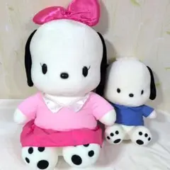 ポチャッコ 八千代銀行非売品ぬいぐるみブルー Pochacco/ポチャッコ・ぬいぐるみ・八千代銀行・ブルー・約18cm