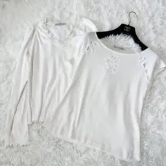 LAURA ASHLEY ローラアシュレイ　カットソー　2点セット　Mサイズ