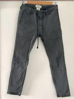 REMI RELIEF レミレリーフ　ストレッチチノパンツ　チャコールグレー