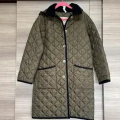 トラディショナルウェザーウェア キルティングコート カーキ 36サイズ 美品