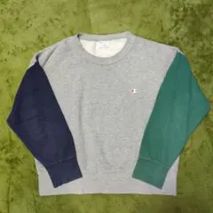 【美品】Champion チャンピオン クレイジーパターン スウェット キッズ