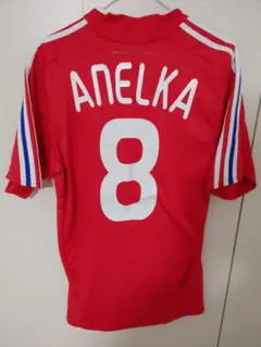 フランス代表　2010年　ゲームシャツ　アンリ　アネルカ　リベリー　シセ アディダス フランス代表 2010W杯 リベリー サッカー シャツ