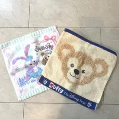 ダッフィ➖　ダッフィー＆シェリーメイハンドタオル