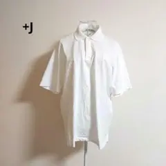 +J　UNIQLO　コラボ　リラックスフィットポロシャツ　ジルサンダー