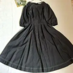 Couture Brooch デニムライクワンピース 大人可愛い 大人気完売品