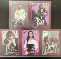 MANESKIN マネスキン　トレーディングカード　コンプリート　非売品　トレカ MANESKIN マネスキントレーディングカードコンプリート非売品トレカ
