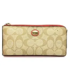 コーチ COACH 財布 長財布 F49964 シグネチャー スリム ジップ