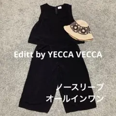 エディット バイ イェッカヴェッカ ノースリーブ オールインワン サロペット M