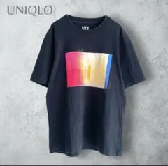 【UNIQLO ユニクロ　米津玄師】　プリントTシャツ　綿　黒　ブラック