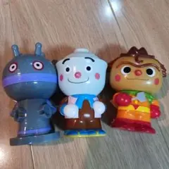 それゆけアンパンマン 　キャラクター 3体セット ピープー人形