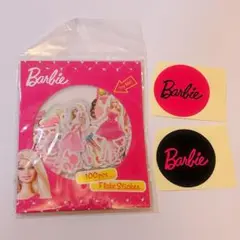 新品未開封　バービー　Barbie 100ピース　フレークステッカー