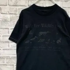 USA製90sヴィンテージTシャツ！シングルステッチ　ブラック半袖古着L 18